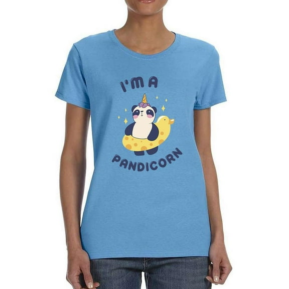 I'm A Pandicorn T-Shirt Women -Smartprints Designs, Female Small