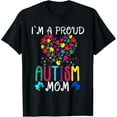 thumbnail image 1 of I'm A Proud Autism Mom Shirt Autism Awareness T-Shirt, 1 of 4