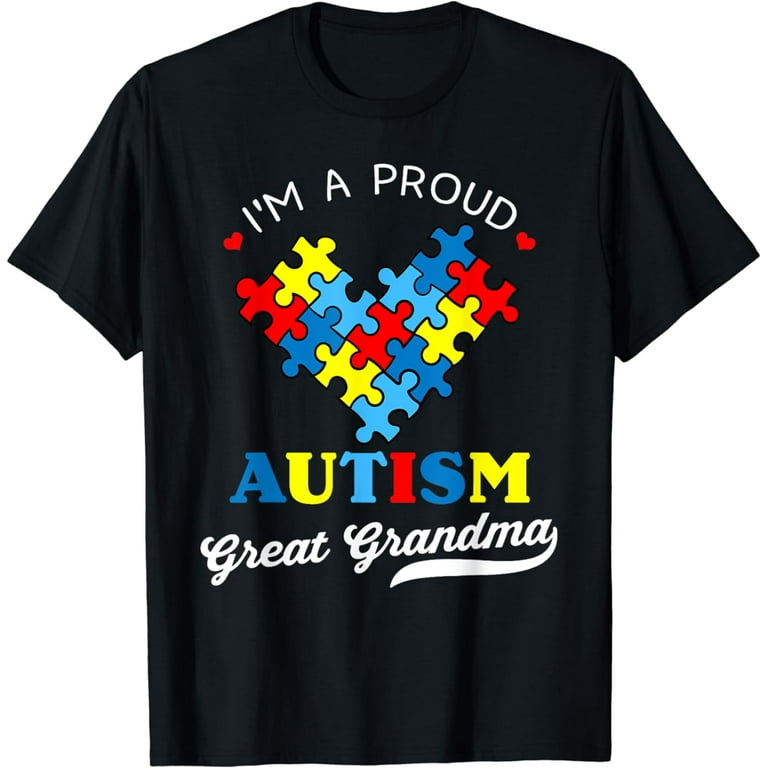 Autism Awareness Proud Grandma Of Autistic Grandson Shirt