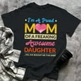 thumbnail image 1 of I'm A Proud Mom - Gift From Daughter Funny Mothers Day Retro, Small, Black, 1 of 2