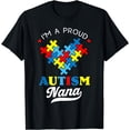 thumbnail image 1 of I'm A Proud Nana Autism Awareness Heart Autistic Grandchild T-Shirt, 1 of 4