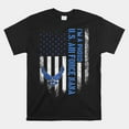 I’m A Proud Us Air Force Military Nana Usa Flagshirt