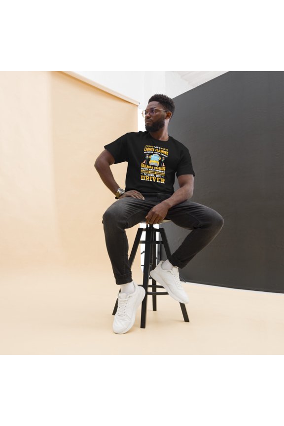 I'm A School Bus Driver Retired Drivers Driving classic tee (Black)