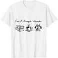 thumbnail image 1 of I’m A Simple Woman Books Coffee Dog Animal Fur Paw Print T-Shirt, 1 of 3