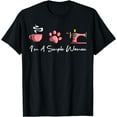 thumbnail image 1 of I'm A Simple Woman Sewing Machine Women's Day T-Shirt Black 4X-Large, 1 of 3