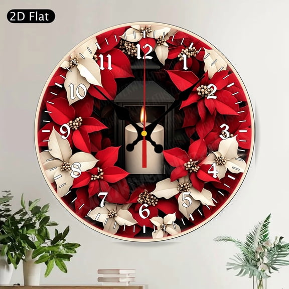 I'm A Survivor Breast Cancer Awareness Pink Ribbon Round Wall Clock Silent Home Decor