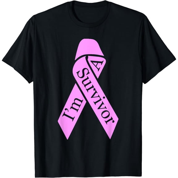 I'm A Survivor Breast Cancer T Shirt Awareness Month Pink T-Shirt