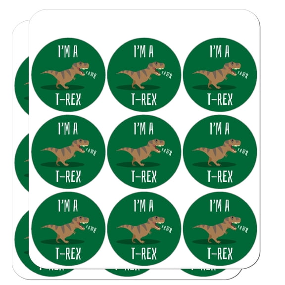 I'm A T-Rex Rawr Cute Tyrannosaurus Rex Planner Calendar Scrapbooking Crafting Stickers