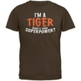 thumbnail image 1 of I'm A Tiger What's Your Superpower Brown Adult T-Shirt - 2X-Large, 1 of 1