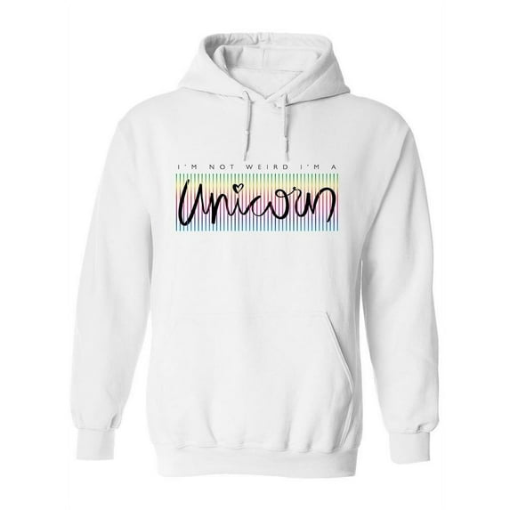 I'm A Unicorn Slogan Hoodie Women -Image by Shutterstock, Female 3X-Large