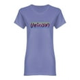 thumbnail image 1 of I'm A Unicorn Slogan Shaped T-Shirt Women -Image by Shutterstock, Female Medium, 1 of 2
