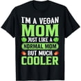 thumbnail image 1 of I'm A Vegan Mom Just Like A Normal Mom But Much - Vegetarian T-Shirt, 1 of 4