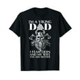thumbnail image 1 of I'm A Viking Dad - I Fear Odin And My Wife - Funny Viking T-Shirt Black Tee, 1 of 5