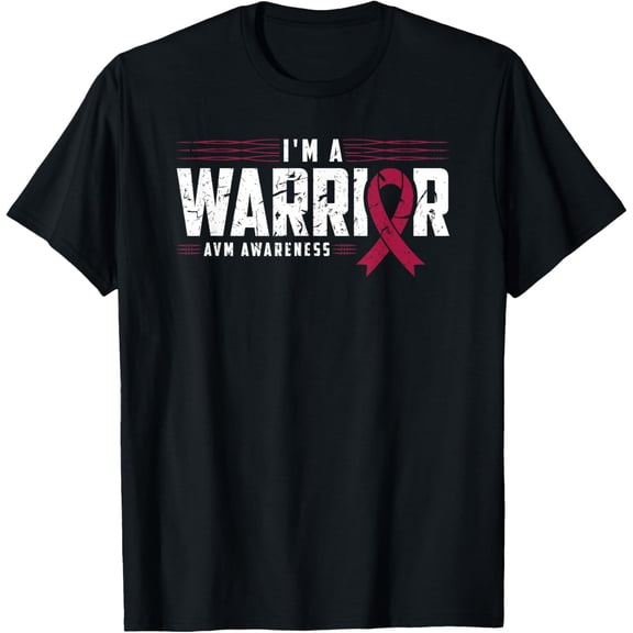 I'm A Warrior AVM Awareness Arteriovenous Malformation T-Shirt mens t shirt,black,women,funny,misfits,men,journey