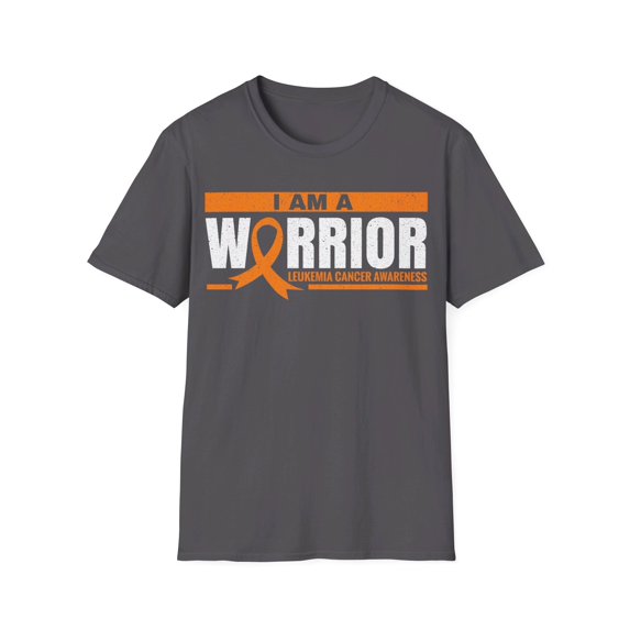 I'm A Warrior Leukemia Cancer Awareness Month Orange Ribbon TShirt