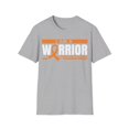 thumbnail image 1 of I'm A Warrior Leukemia Cancer Awareness Month Orange Ribbon TShirt, 1 of 4