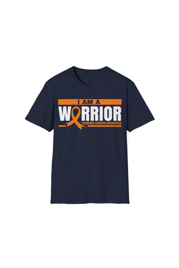 I'm A Warrior Leukemia Cancer Awareness Month Orange Ribbon TShirt