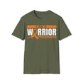thumbnail image 1 of I'm A Warrior Leukemia Cancer Awareness Month Orange Ribbon TShirt, 1 of 4