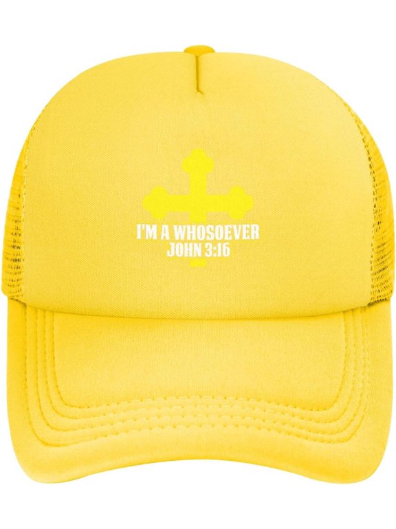 I'm A Whosoever Christian John Hat Funny Mesh Baseball Cap Summer Trucker Hats Gift for Men Women