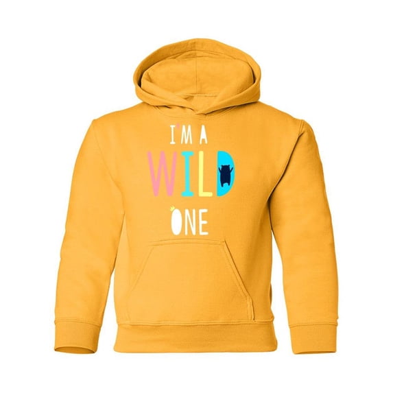 I'm A Wild One Hoodie Juniors -Image by Shutterstock, Medium