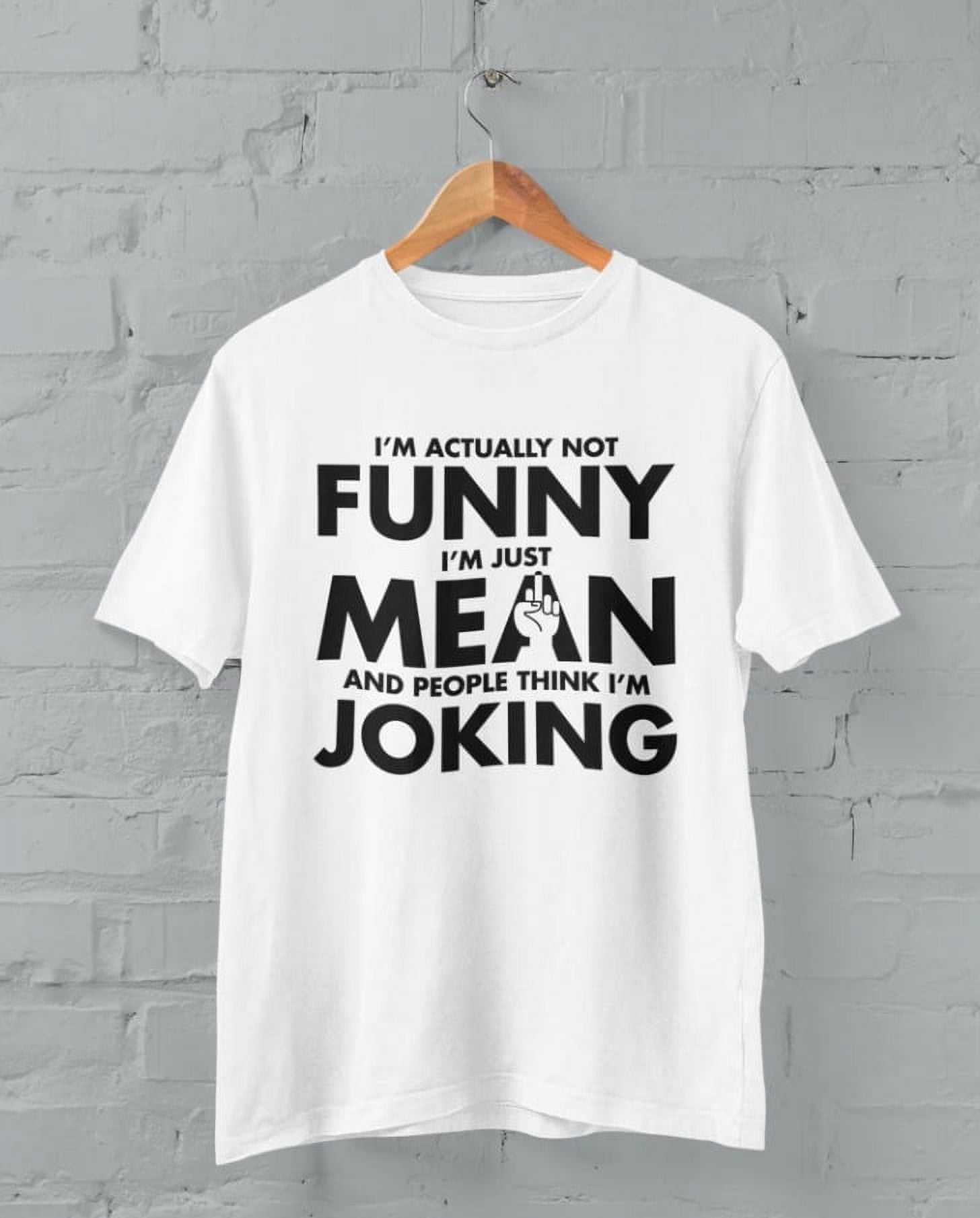 I'm Actually Not Funny I'm Just Mean And People Think I'm Joking Funny