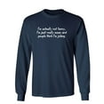 thumbnail image 1 of I'm Actually Not Funny I'm Just Really Mean And People Think I'm Joking Sarcastic Novelty Gift Idea Adult Humor Funny Men's Long Sleeve Shirts, 1 of 3