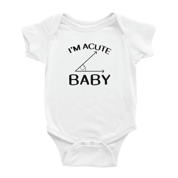 I'm Acute Baby Funny Baby Bodysuit Boy Girl Unisex