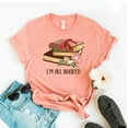 thumbnail image 1 of I'm All Booked Up T-shirt Reading Shirt Librarian Tee Reader Top Bookworm Gift Library Shirts Mom Sorry Book Lover, 1 of 3