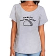 thumbnail image 1 of I'm All For Free Taco Tuesday Womens Dolman Tee, 1 of 1
