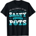 thumbnail image 1 of I'm Allowed To Be Salty POTS Awareness Turquoise Ribbon T-Shirt, 1 of 4