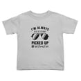 thumbnail image 1 of I'm Always Getting Picked Up by Women Short Sleeve Cute Toddler T-Shirts for Boys Girls (Gray, Youth XL), 1 of 5