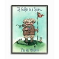 thumbnail image 1 of I'm An Athlete Funny Golf Cartoon Sports Design Oversized Framed Giclee Texturized Art by Gary Patterson, 1 of 8