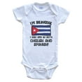 thumbnail image 1 of I'm Bilingual I Can Cry In Both English And Spanish Funny Cuban Flag Baby Bodysuit - Cuba One Piece, 1 of 4