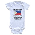 thumbnail image 1 of I'm Bilingual I Can Cry In Both English And Tagalog Funny Filipino Flag Baby Bodysuit - Philippines One Piece, 1 of 4