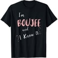 thumbnail image 1 of I'm Boujee and I Know It T-Shirt Black 3X-Large, 1 of 4