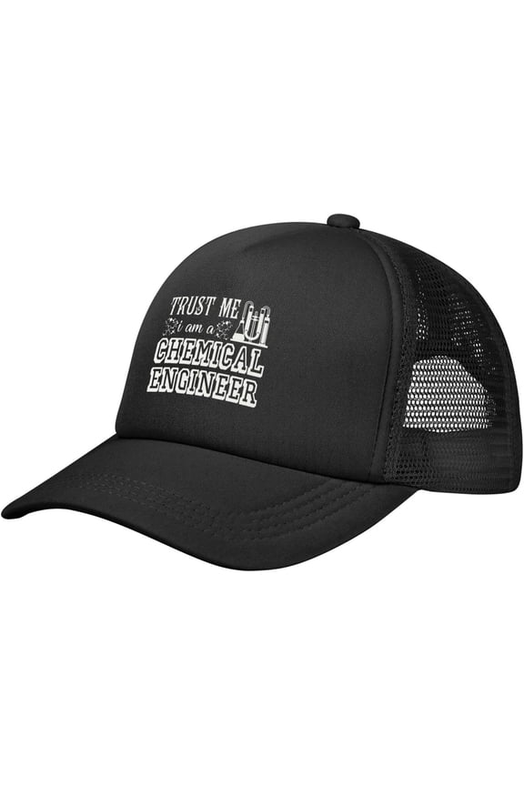 I'm Chemical Engineer Mesh Back Hat for Men Women Adjustable Funny Baseball Cap Black Trucker Hat