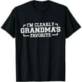 thumbnail image 1 of I'm Clearly Grandma's Favorite, Granddaughter Grandma, T-Shirt, 1 of 4