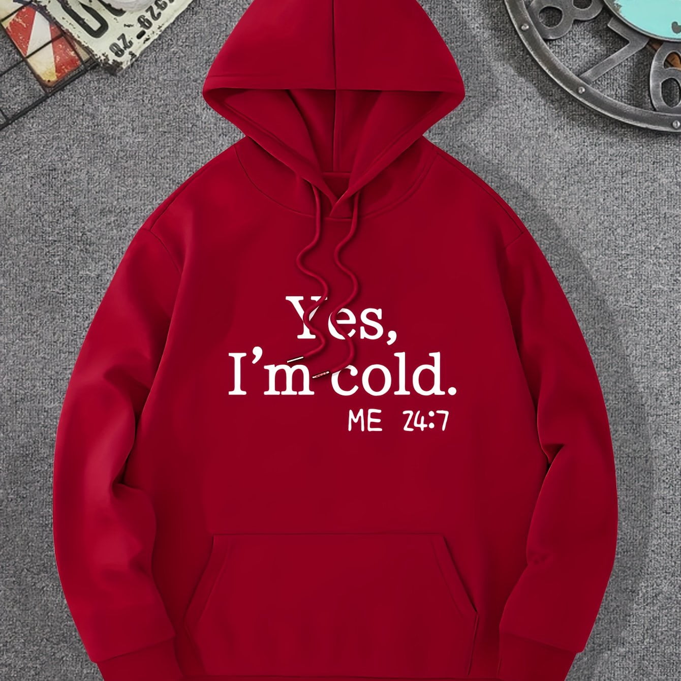 I m Cold Print Hoodie Cool Hoodies For Men Men s Casual Graphic