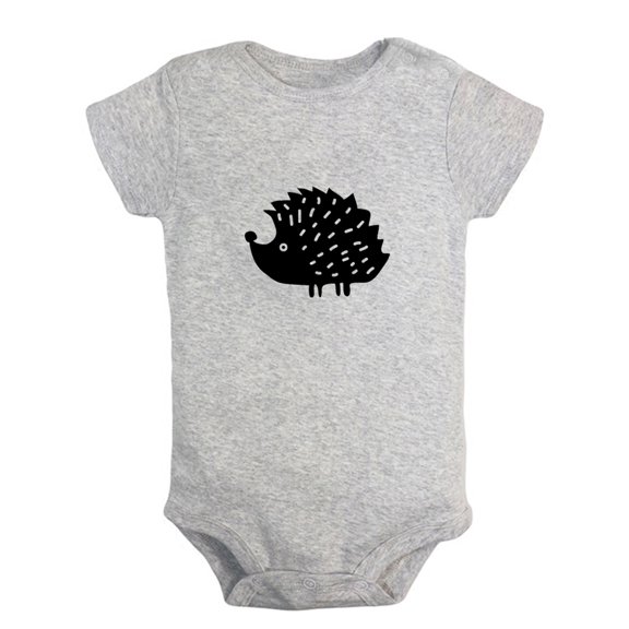 I'm Coming Funny Rompers For Babies, Animal Hedgehog Pattern Jumpsuits, Newborn Baby Unisex Bodysuits, Infant Jumpsuits, Toddler 0-24 Months Kids One-Piece Oufits