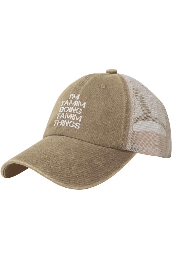 I'm Dave Doing Dave Things Vintage Mesh Hat Dad Hats Trendy Caps Black