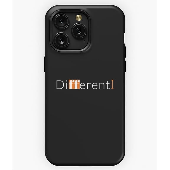 I'm Different Unique Quote M1518 Phone Case for iPhone 17 16 15 14 13 12 11 Pro Max