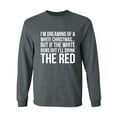 thumbnail image 1 of I'm Dreaming Of A White Christmas Adult Long Sleeve T-shirt, 1 of 3