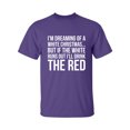thumbnail image 1 of I'm Dreaming Of A White Christmas Adult Short Sleeve T-shirt, 1 of 4
