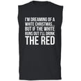 thumbnail image 1 of I'm Dreaming Of A White Christmas Adult Sleeveless Tee, 1 of 3