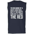 thumbnail image 1 of I'm Dreaming Of A White Christmas Adult Sleeveless Tee, 1 of 3