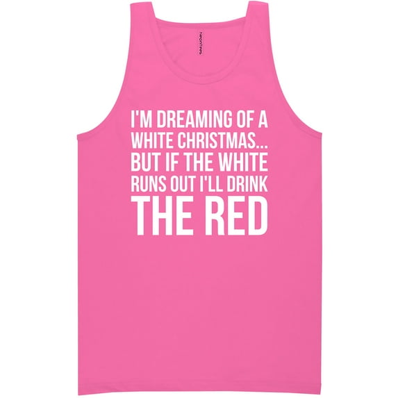 I'm Dreaming Of A White Christmas Neon Tank Top