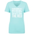 thumbnail image 1 of I'm Dreaming Of A White Christmas Womens V-Neck T-Shirt, 1 of 3