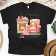 thumbnail image 1 of I’m Dreaming of a Pink Christmas T-Shirt | Cute Dog Holiday Graphic Tee, Black, Size 2XL, 1 of 6