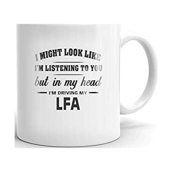 I'm Driving My LEXUS LFA Coffee Tea Ceramic Mug Office Work Cup Gift 11 oz