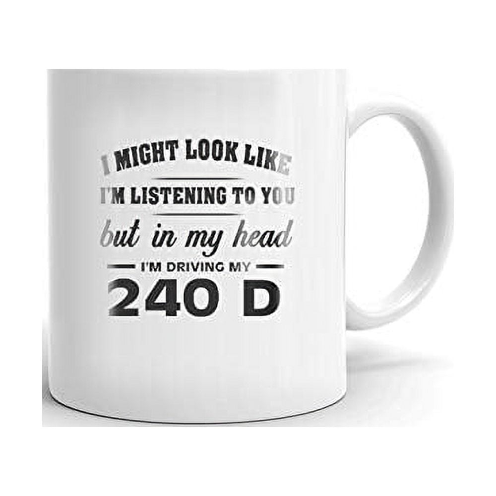 Nobody's Perfect Except Mercedes-Benz C 43 AMG Drive Coffee Tea Ceramic Mug Office Work Cup Gift 11oz, White